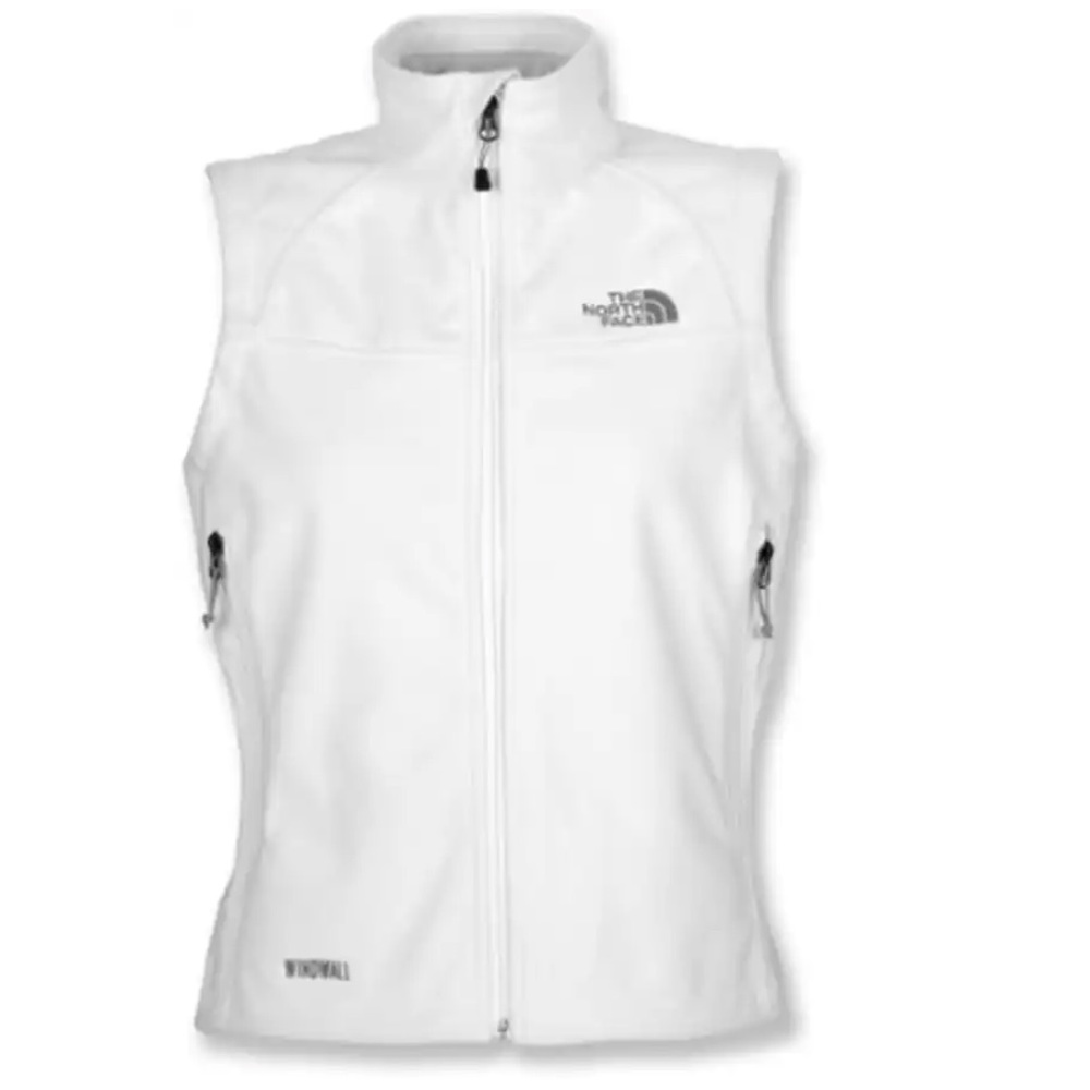 The North Face women’s windwall fleece vest white size Small